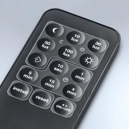 Steinel 059613 - Датчик руху SensIQ S IP54 білий + дистанційне керування