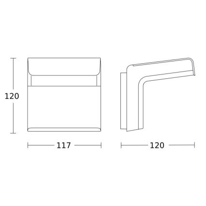 Steinel 059620 - Датчик руху iHF 3D KNX IP54 антрацит