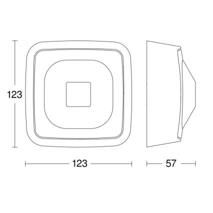 Steinel 064426 - Датчик присутствия HF 360-2 BT IPD IP54 белый