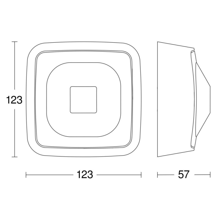 Steinel 064440 - Датчик присутності HF 360-2 COM1 IP54 білий
