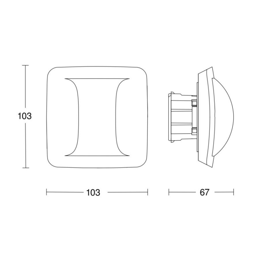 Steinel 064556 - Датчик присутствия Hallway BT IPD (Slave) белый