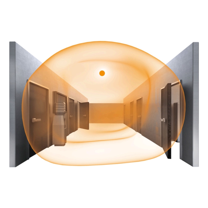 STEINEL 064808 - Світлодіодний стельовий світильник для ванної кімнати з датчиком RS PRO LED/9,5W/230V 3000K IP54