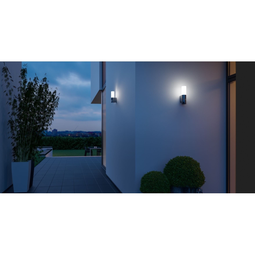 Steinel 065287 - Вуличний світлодіодний світильник з датчиком L 605 LED/9,5W/230V IP44 антрацит