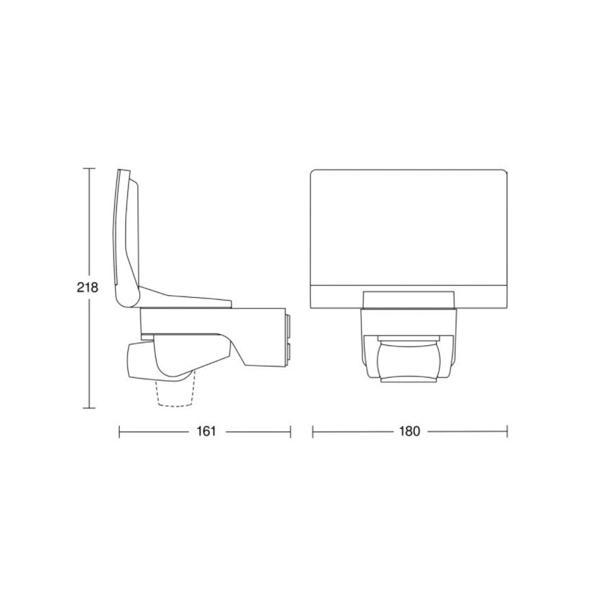 Steinel 065447 - Світлодіодний прожектор з датчиком XLED HOME LED/13,5W/230V IP44 чорний