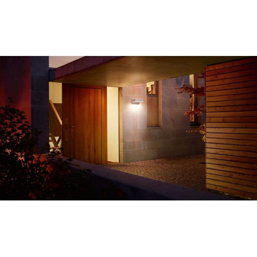 STEINEL 065690 - LED Вуличний настінний світильник з датчиком L800 LED/7,5W/230V IP44