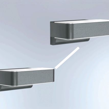 STEINEL 065706 - Уличный светодиодный настенный светильник с датчиком L810 LED/12,5W/230V IP44