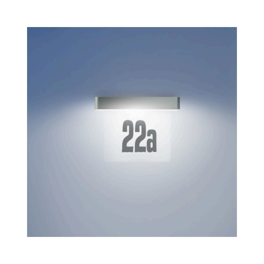 Steinel 065935 - LED Номер будинку на сонячній батареї XSolar SOL-O HN LED/0,07W 2000 mAh IP44 антрацит