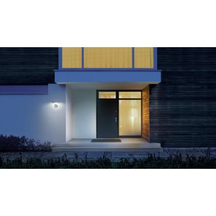 Steinel 065935 - Номер дома со светодиодной подсветкой на солнечной батарее XSolar SOL-O HN LED/0,07W 2000 mAh IP44 антрацит