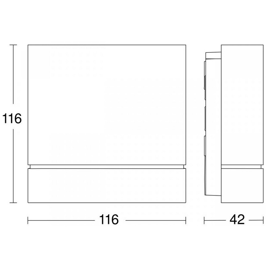 Steinel 066079 - Зовнішній датчик руху IS 180 DIGI HD COM1 IP54 антрацит