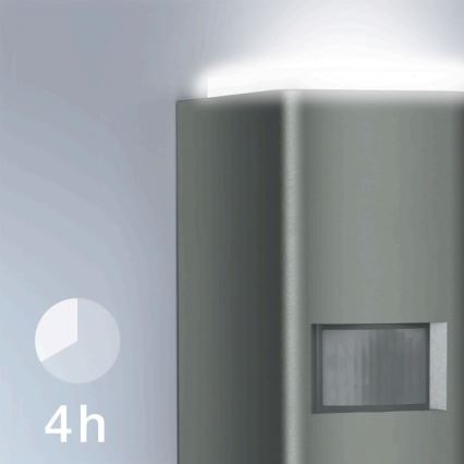 Steinel 067199 - Вуличний настінний LED світильник з датчиком L 930 S LED/9,3W/230V IP44 антрацит