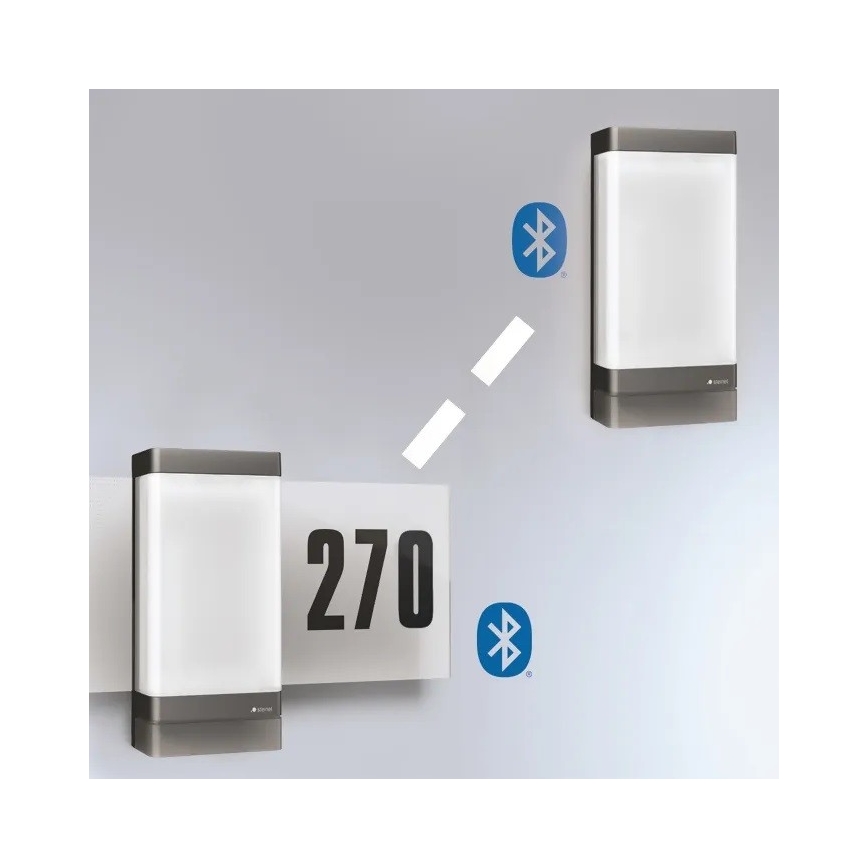 Steinel 067205 - Світлодіодний номер будинку з датчиком L270SC LED/7,8W/230V IP44