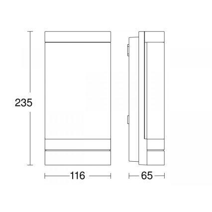 Steinel 067212 - Светодиодный уличный светильник с датчиком L 271 SC LED/6,6W/230V 3000K IP44