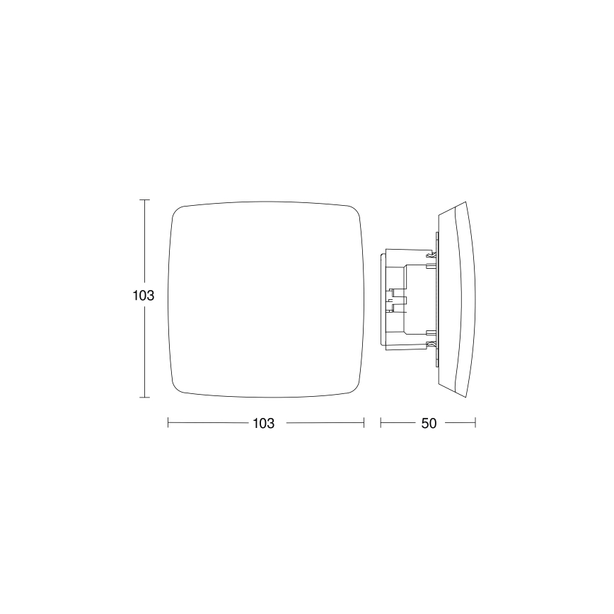 Steinel 068509 - Датчик присутності TRUE PRESENCE COM1 чорний