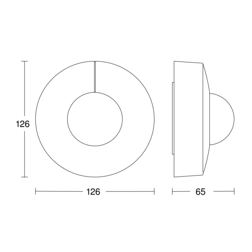 Steinel 068585 - Датчик движения IS 3360 40м V3 KNX IP54 круглый черный