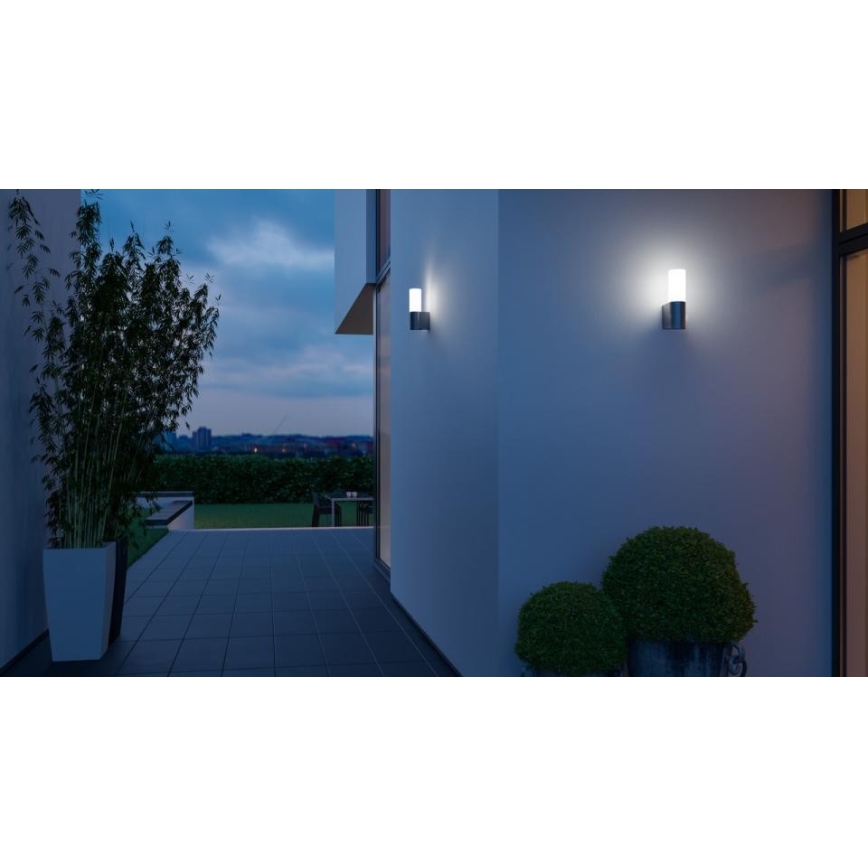 Steinel 069506 - Светодиодный уличный настенный светильник L 605 LED/11,3W/230V IP44 антрацит