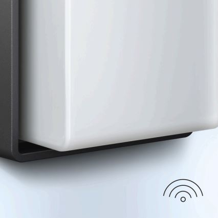 Steinel 078645 - Светодиодный настенный светильник с датчиком L 845 SC 9W/230V 3000K IP44 антрацит