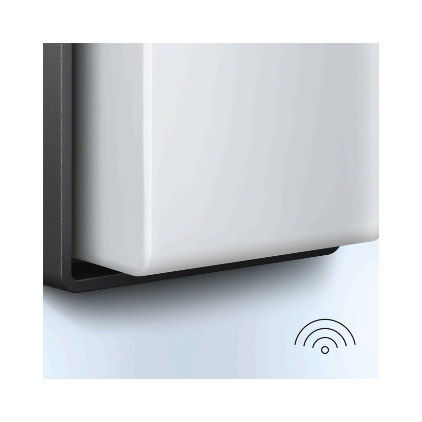 Steinel 078645- LED Вуличний настінний світильник з датчиком L 845 SC 9W/230V 3000K IP44 антрацит