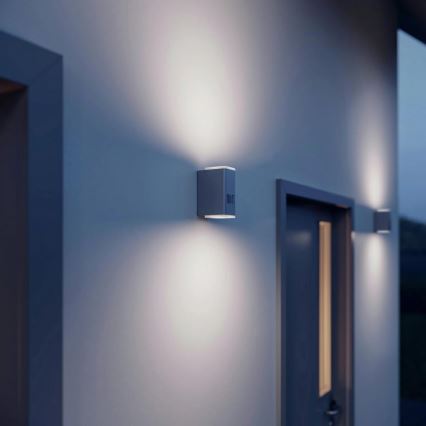 Steinel 078713 - Вуличний світлодіодний настінний світильник L 930 LED/9,3W/230V IP44 антрацит
