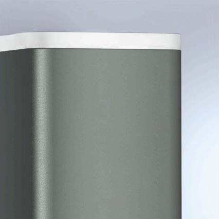 Steinel 078713 - Вуличний світлодіодний настінний світильник L 930 LED/9,3W/230V IP44 антрацит