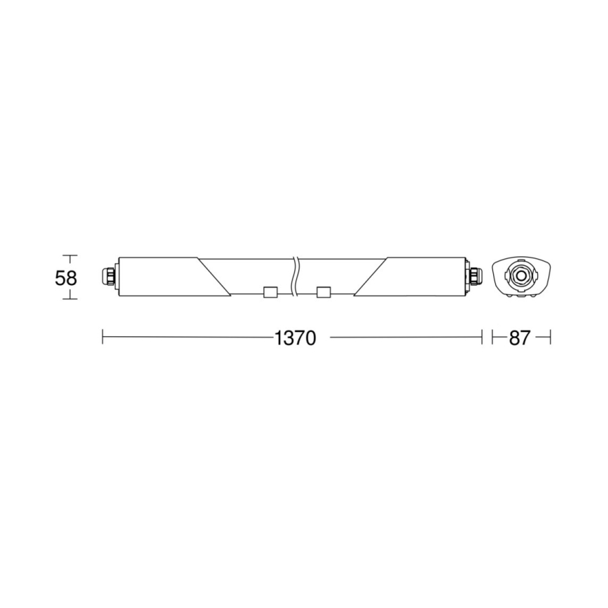 Steinel 078881 - Светодиодный технический светильник с датчиком RS PRO 5100 SC 30W/230V IP66