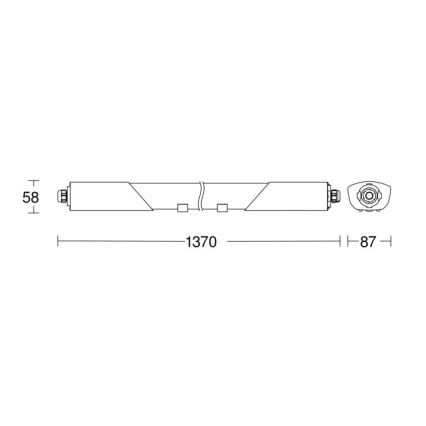 Steinel 079178 - Світлодіодний технічний світильник з датчиком RS PRO CONNECT 5100 SL LED/30W/230V IP66