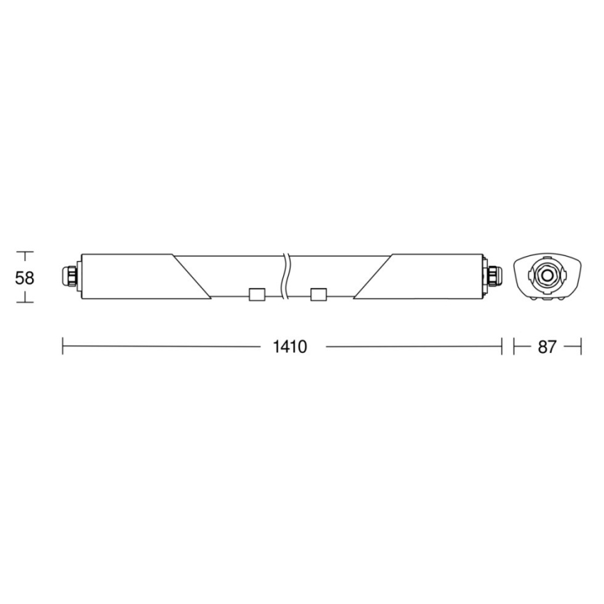 Steinel 079185 - Светодиодный технический светильник с датчиком RS PRO 5100 SC LED/31W/230V IP66