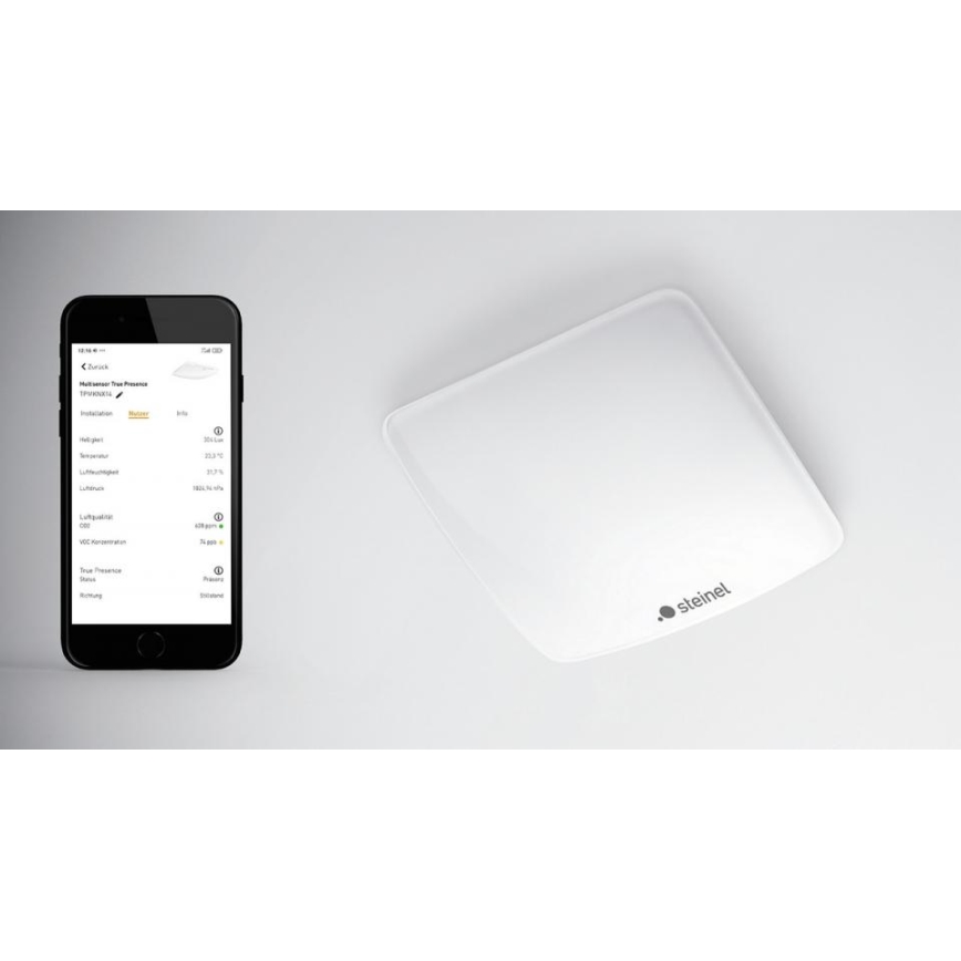 Steinel 079208 - Мультисенсор Aerosol KNX IP44 білий