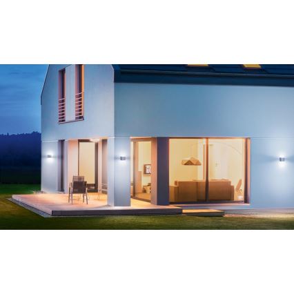 Steinel 079253 - Уличный светодиодный настенный светильник L830 C LED/9,1W/230V IP44 антрацит