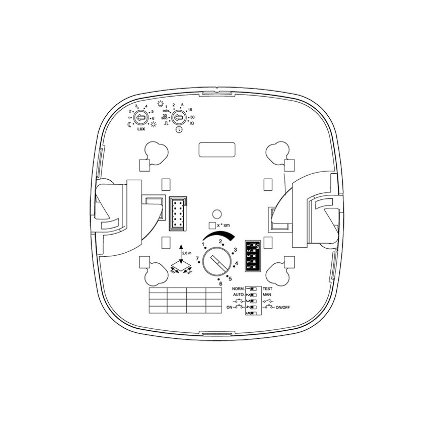 Steinel 079369 - Датчик присутствия IR Quattro HD 24м COM1 белый