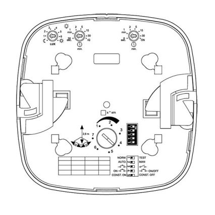 Steinel 079376 - Датчик присутствия IR Quattro HD 24м DALI-2 APC белый