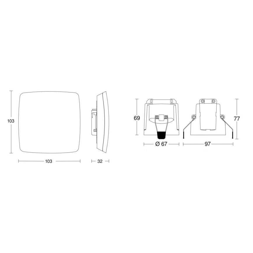Steinel 079451 - Датчик присутствия TRUE PRESENCE KNX белый