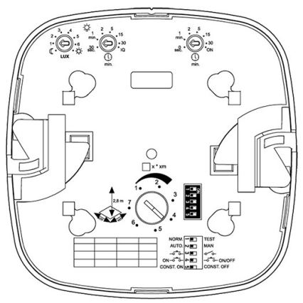 Steinel 079529 - Датчик присутствия HF 360 DALI-2 APC белый