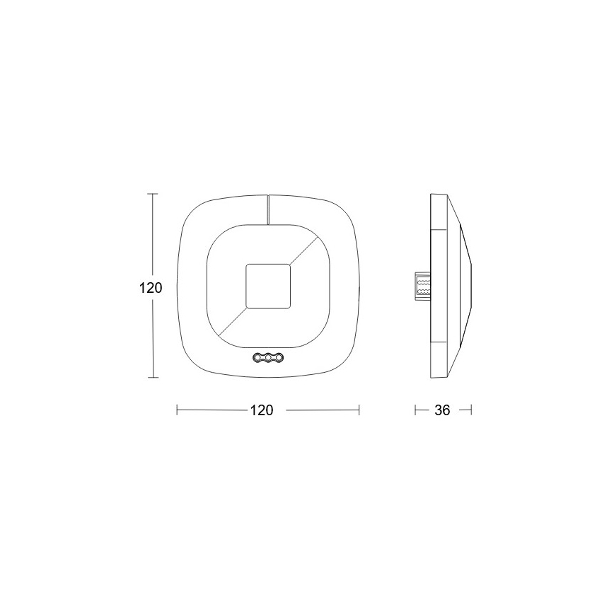 Steinel 079536 - Датчик присутствия HF 360 KNX белый