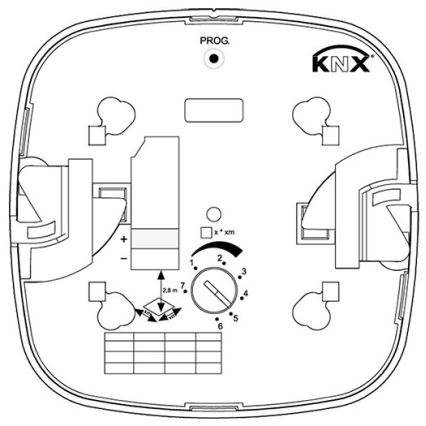 Steinel 079536 - Датчик присутності HF 360 KNX білий
