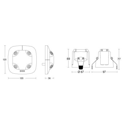 Steinel 079581 - Датчик присутствия DualTech KNX белый