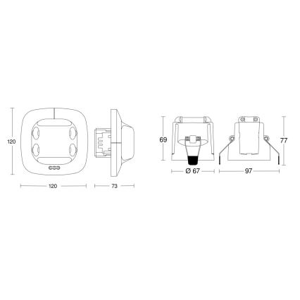 Steinel 079598 - Датчик присутствия Dual US COM1 белый