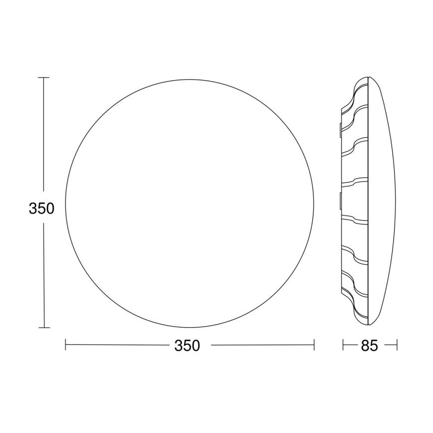 Steinel 079710 - НАБОР 5x Светодиодный потолочный светильник с датчиком RS PRO S30 SC LED/25,7W/230V 4000K