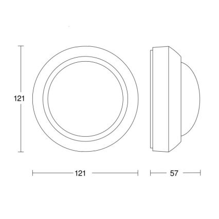 Steinel 081706 - Вуличний датчик руху IS 2360-3 ECO 230V IP54 чорний