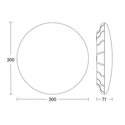 Steinel 081935 - НАБОР 5x Светодиодный потолочный светильник с датчиком RS PRO S10 SC LED/9,1W/230V 3000K