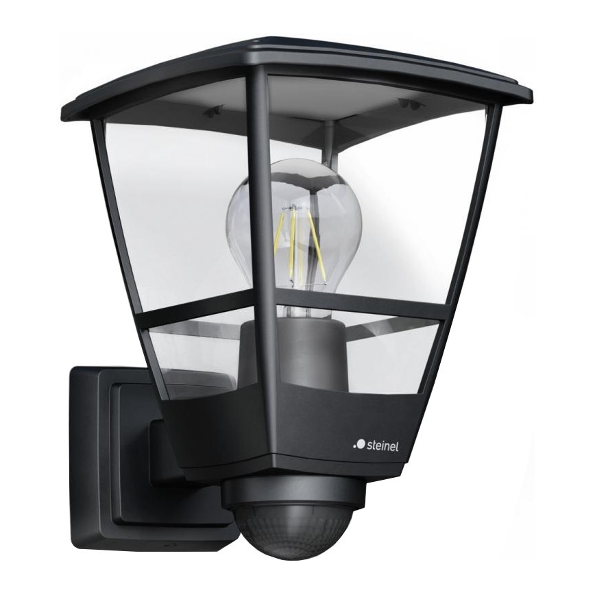 Steinel 084769 - Вуличний настінний світильник з датчиком L10S 1xE27/15W/230V IP44