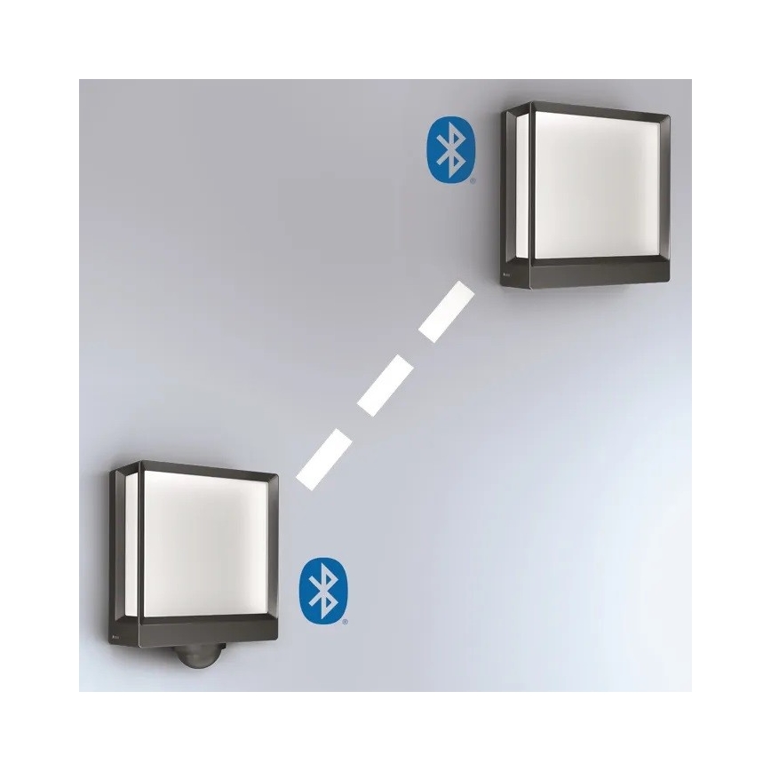 Steinel 085230 - LED Вуличний настінний світильник з регулюванням яскравості L40C LED/12,9W/230V IP54 антрацит
