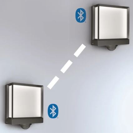 Steinel 085247 - LED Вуличний настінний світильник з регулюванням яскравості з датчиком L40SC LED/12,9W/230V