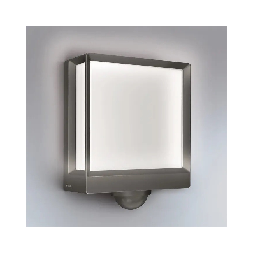 Steinel 085247 - LED Вуличний настінний світильник з регулюванням яскравості з датчиком L40SC LED/12,9W/230V