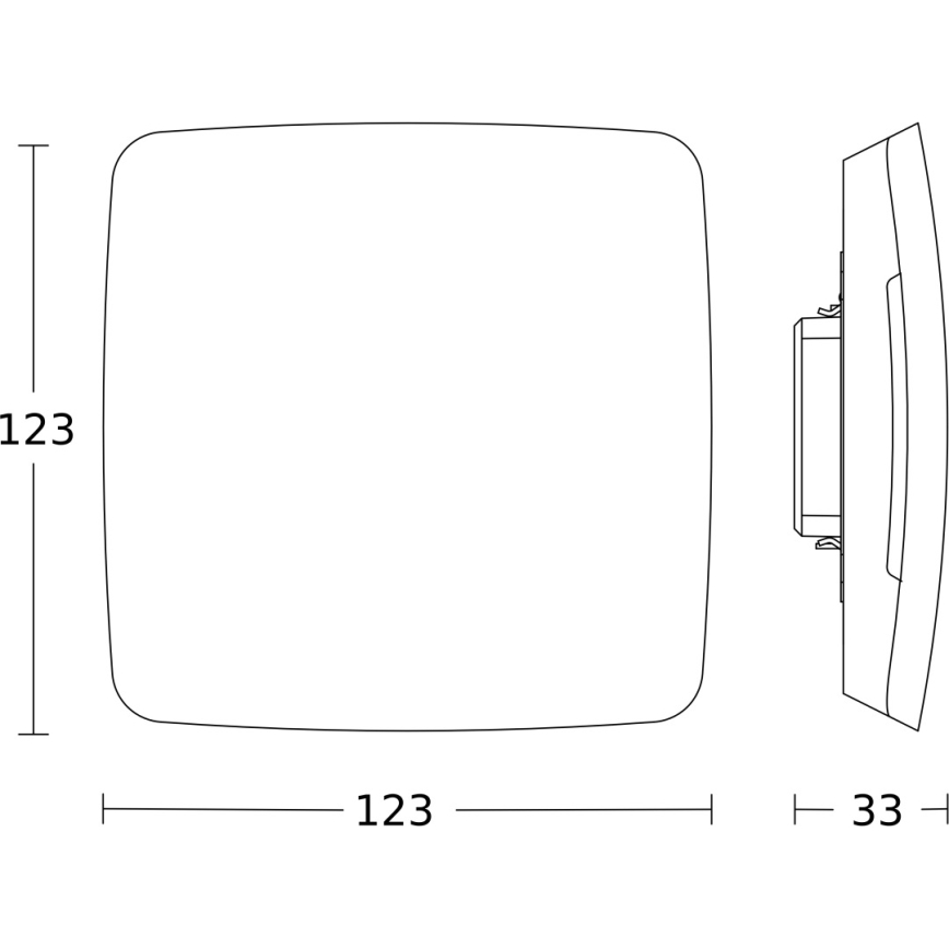 Steinel 086060 - Мультисенсор True Presence вбудований KNX SW чорний
