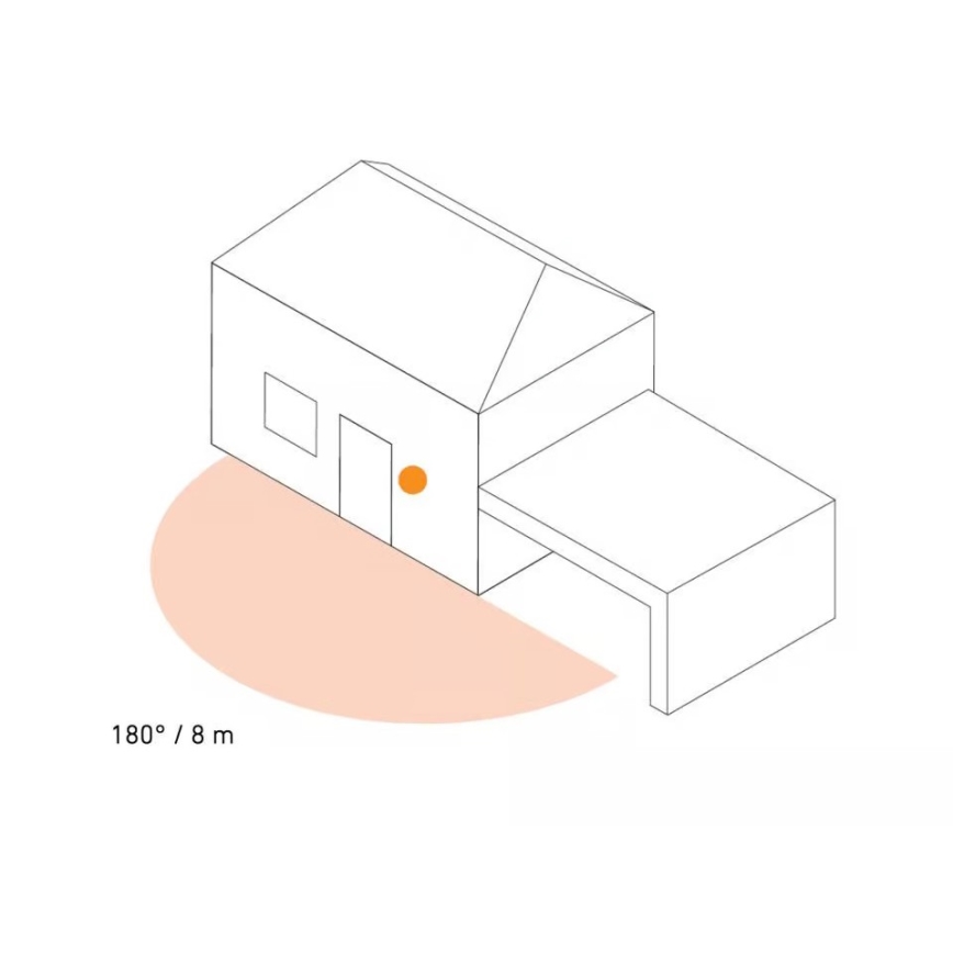 Steinel 087739 - LED зовнішній настінний світильник із датчиком 2xGU10/14,5W/230V L 940SC IP44