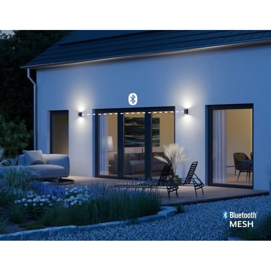 Steinel 087746 - LED зовнішній настінний світильник 2xGU10/14,5W/230V L 940 C IP44
