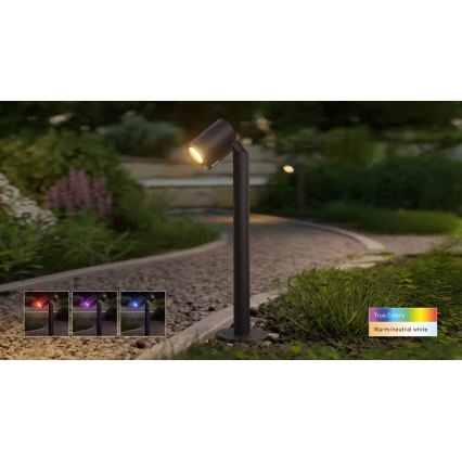 Steinel 089337 - LED RGBW Уличный светильник LED/7,9W/24V IP65
