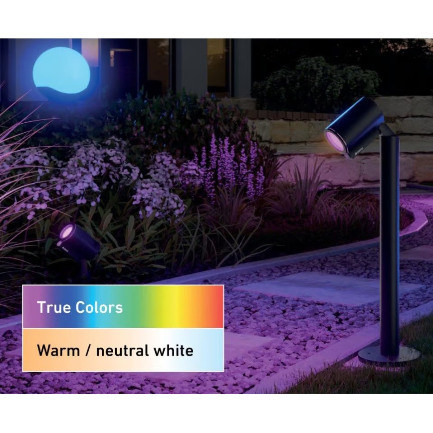 Steinel 089344 - LED RGBW зовнішній світильник з датчиком LED/7,9W/24V IP65