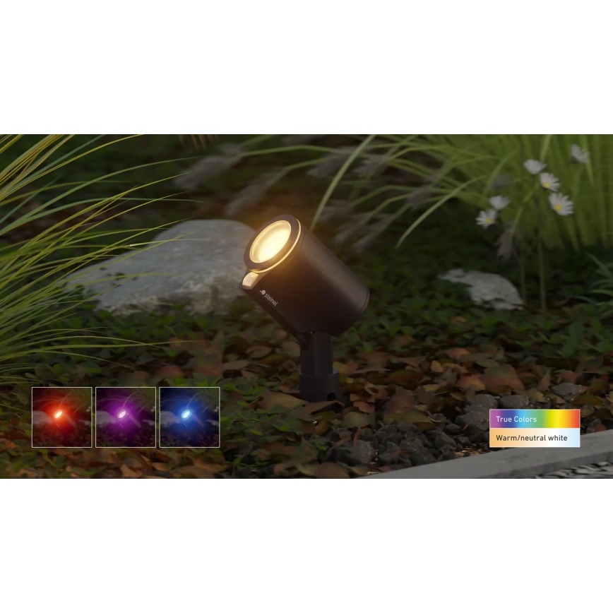 Steinel 089344 - LED RGBW зовнішній світильник з датчиком LED/7,9W/24V IP65