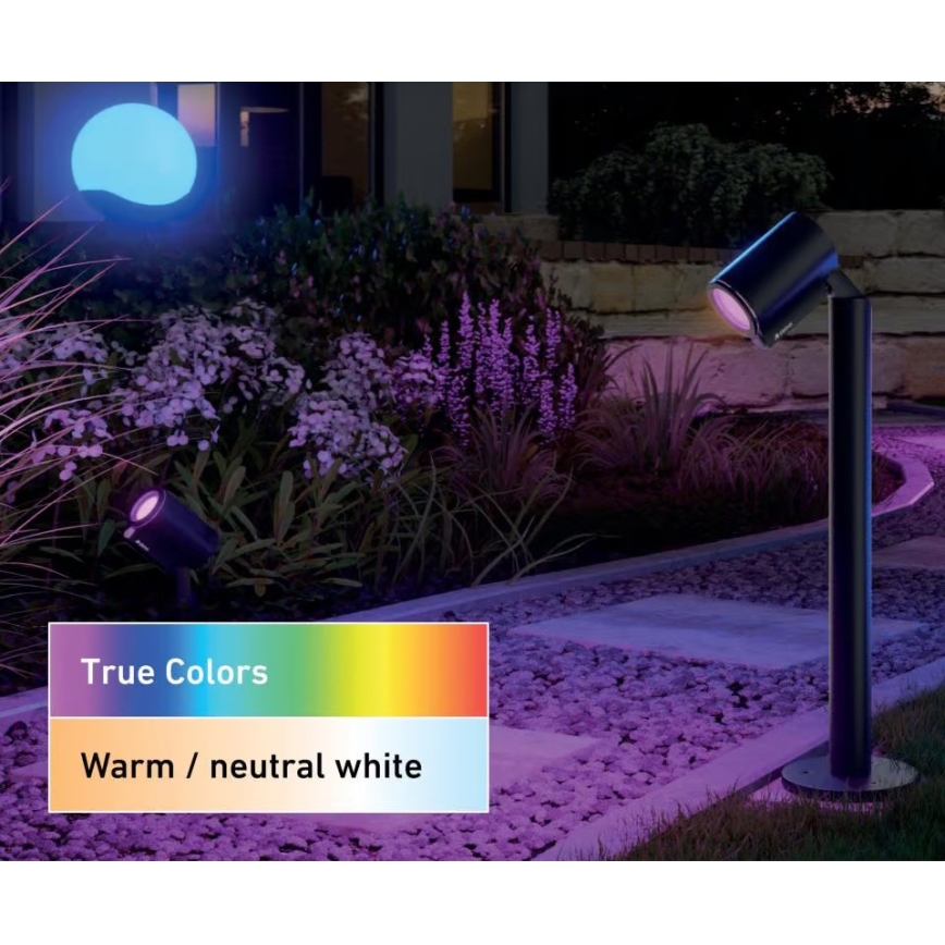 Steinel 089351 - LED RGBW Зовнішній світильник LED/7,9 Вт/24 В IP65